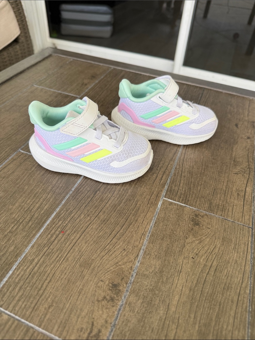 Adidas baby sneakers size 5